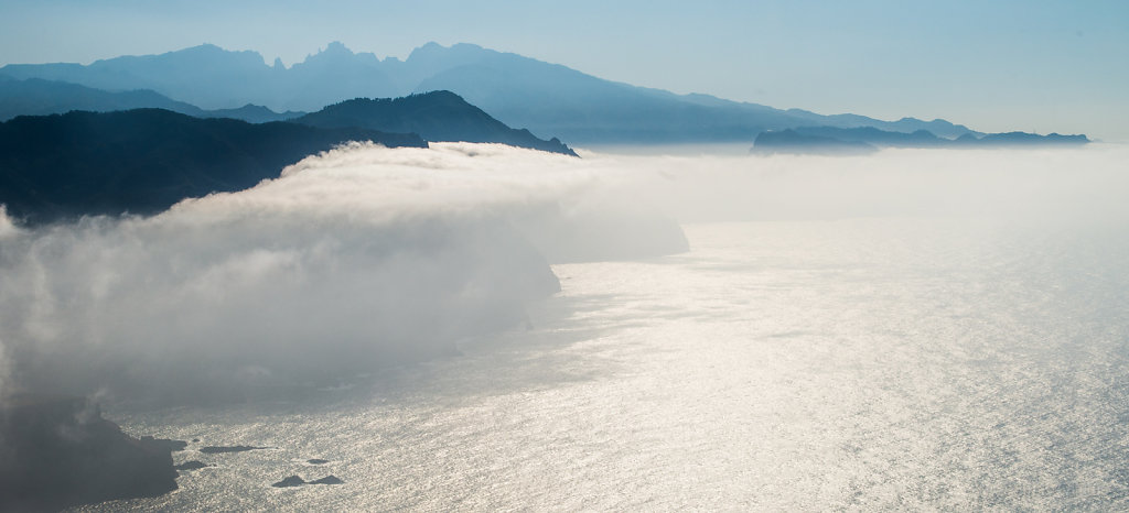 Cloud layer above Madeira