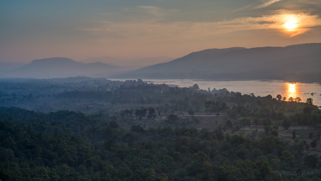 Sunrise over the Mekong